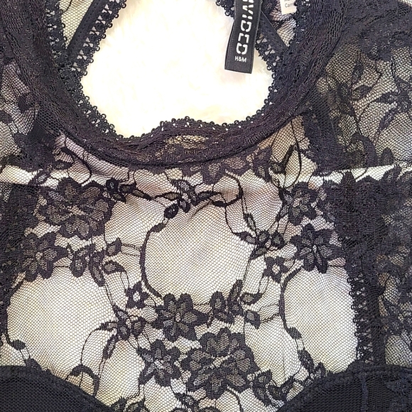 DIVIDED h&m Black Lace Cocktail Dress - Picture 2 of 2